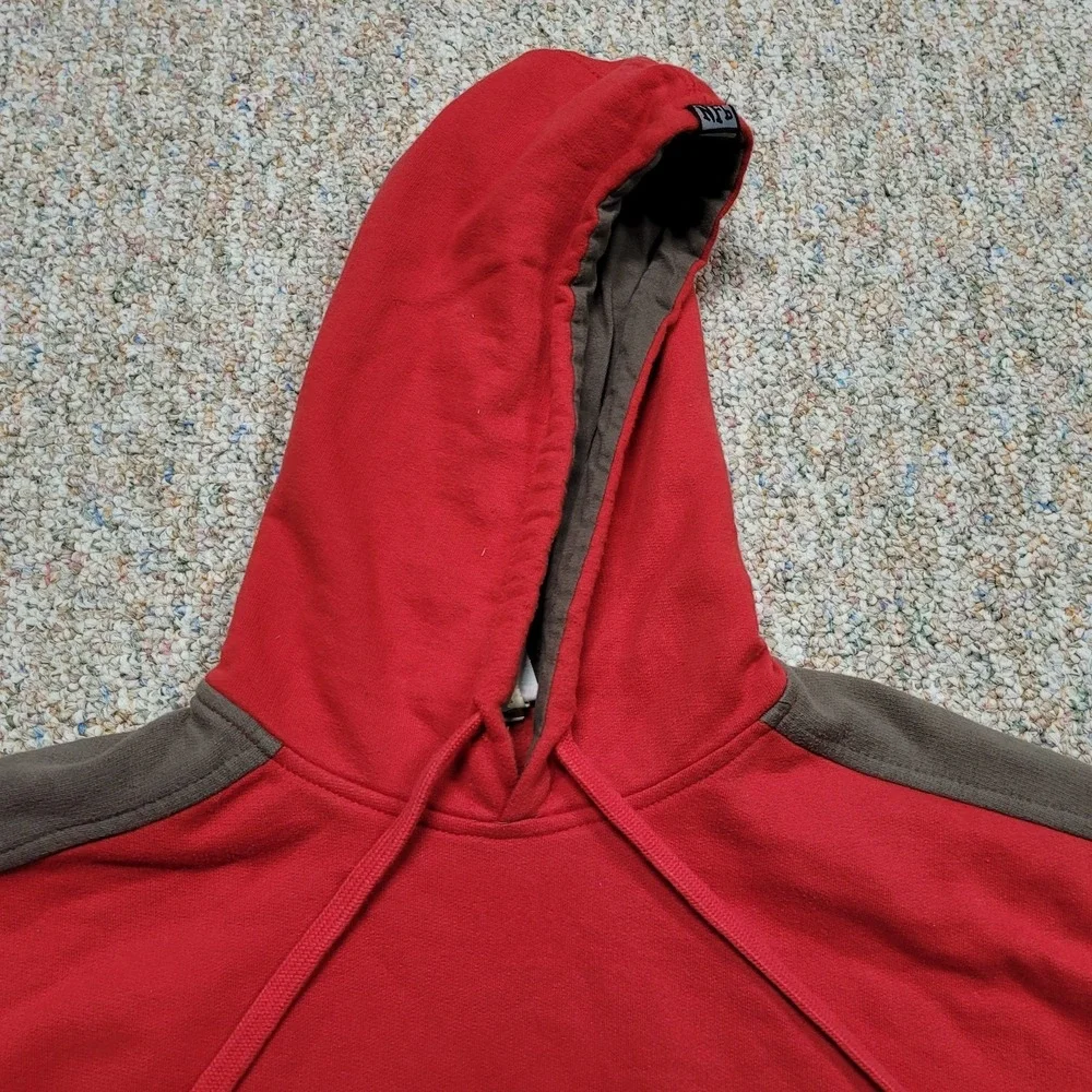Tampa Bay Buccaneers Hoodie Mens XL Red Grey Pullover Sweatshirt‎ NFL Football